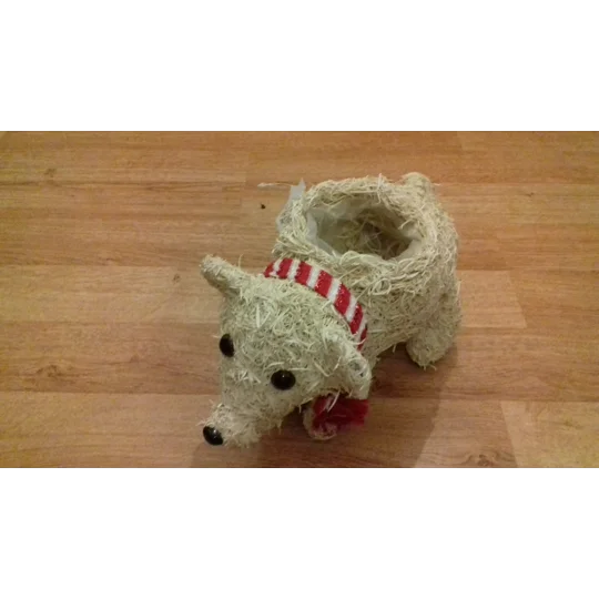 Polar Bear Christmas Planter