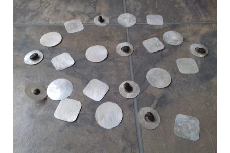 Mother of Pearl Garland