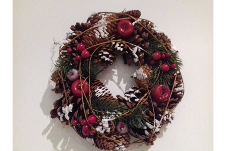Snowy Christmas Wreath Snowy Christmas Wreath