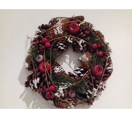 Snowy Christmas Wreath