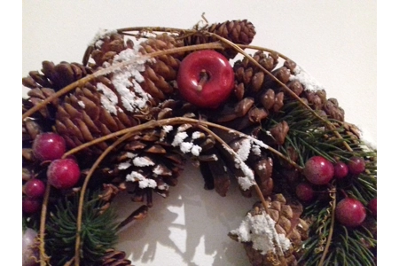 Snowy Christmas Wreath Snowy Christmas Wreath