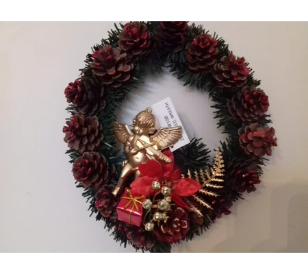 Cherub Christmas Wreath