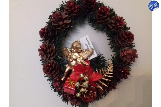 Cherub Christmas Wreath