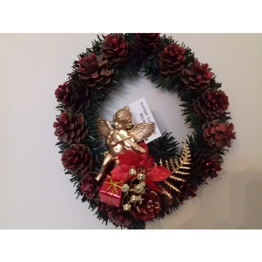 Cherub Christmas Wreath