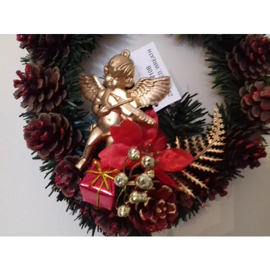 Cherub Christmas Wreath