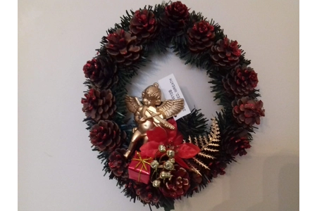 Cherub Christmas Wreath
