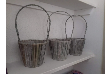 Banana Leaf Baskets x 4 Banana Leaf Baskets x 4