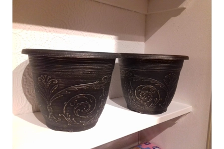 3 x Alhambra Round Pot 20cm