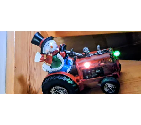 Christmas Ornament Tractor