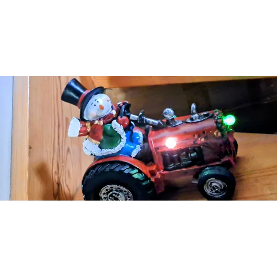 Christmas Ornament Tractor