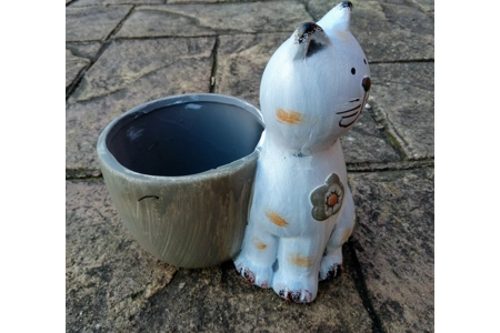 Cat Planter Cat Planter