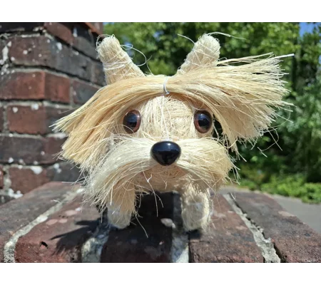 Straw Dog Planter