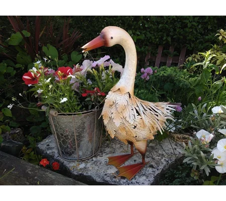 Goose Garden Ornament