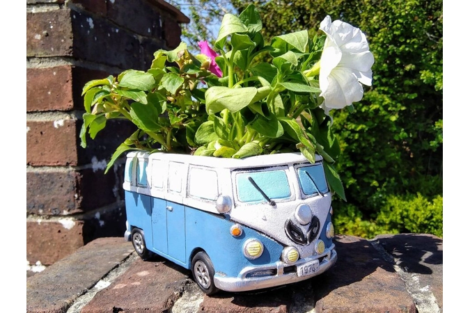 Pre-Planted Campervan Planter Pre-Planted Campervan Planter