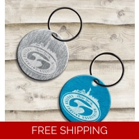 ESA NY Engraved Key Chain Pe..