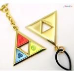Zelda - Triforce Necklace Keychain