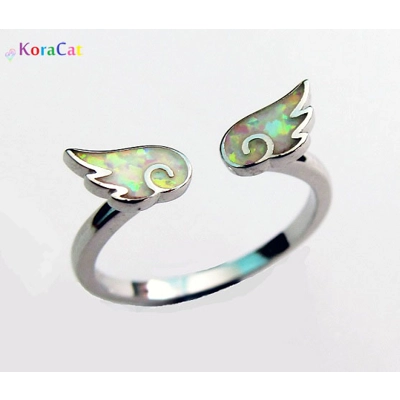 Opal Wing Ring