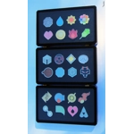 Pokemon - Gym Badges & Display Case