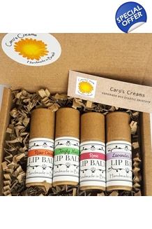 Set of 4 Beeswax Lip Ba..