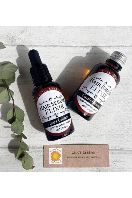 Herbal Hair Elixir with Horsetail, Nettle & Coffee