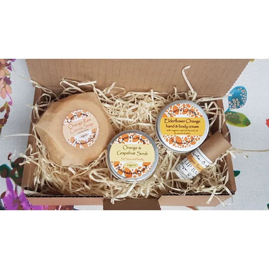 Large Orange Gift Set