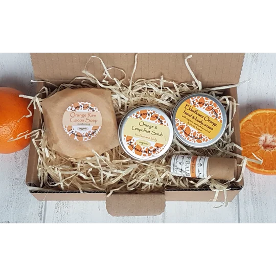 Large Orange Gift Set
