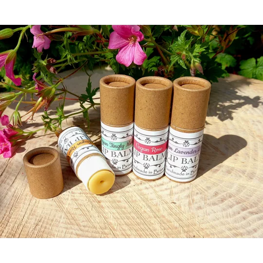 Vegan Organic Lip Balms