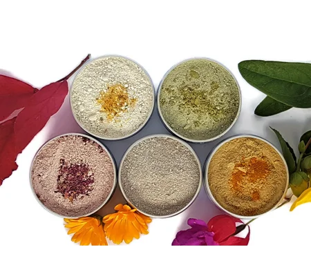 Natural Clay Face Mask Powders