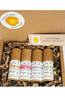 Set of 4 Vegan Lip Balms