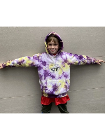 Tie Dye Hooded Sweatshirt