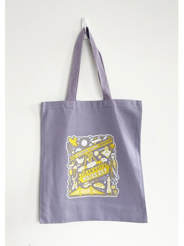 School Doodle Canvas Tote Bag