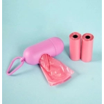 4pcs Paw Pattern Pet Poopbag & Dispenser 1