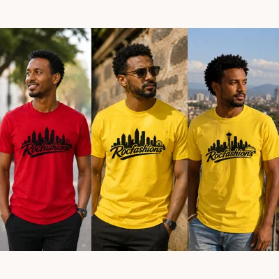 RocFashions Skyline T Shirt Design