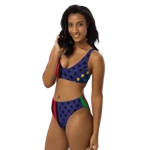 Jamerican high-waisted bikini