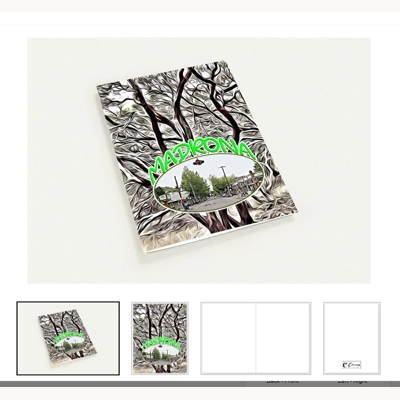 Madrona folding Pack of 10 Greeting Cards