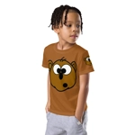 Big Brown Bear Kids crew neck t-shirt