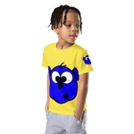 Big Blue Bear Kids crew neck t-shirt