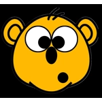 Big Tan Bear Kids crew neck t-shirt