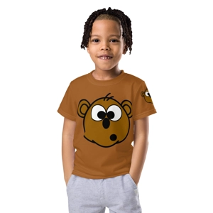 Big Brown Bear Kids crew nec..