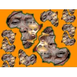 Mother Africa print bandana