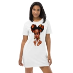Afro Puff Beauty Organic cotton t-shirt dress