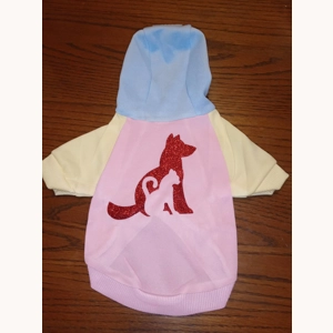 Sm Dog/Cat colorblock hoodie