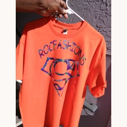 SuperMan RocFashions Halographic T Shirt