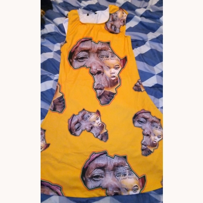 Africa World Womens midi Dress