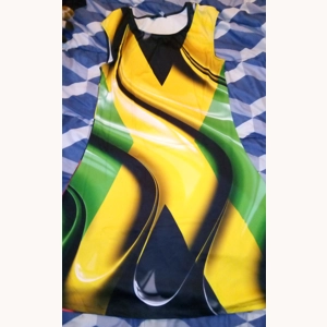 Jamaican Womens midi Dress
