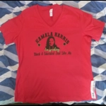 Kamala Harris, Black and educated just like me, I'm speaking t-shirt, (large size shown, just let us