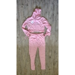 Trendy Hoodie Lace up Sweat suit