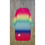 Sheer Mock Neck dress TieDye