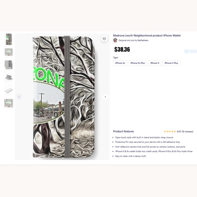 Madrona iPhone Wallet