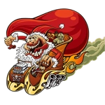 Santas Soup'd up Sleigh Ride